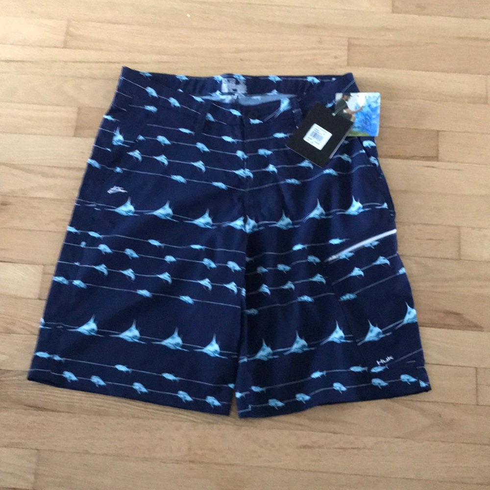 NWT Huk Swim Board Shorts 32